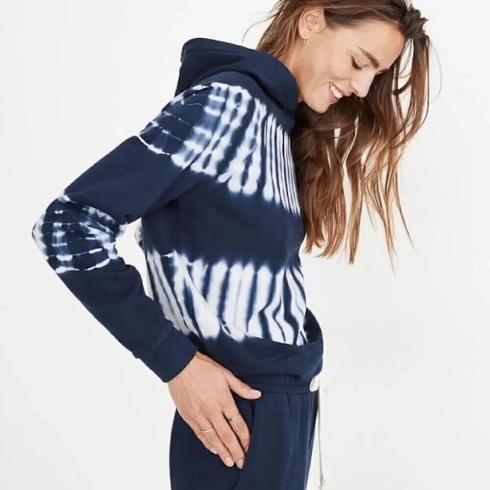 Madewell (Re)sourced Cotton Retro Hoodie Sweatshirt Size Small
